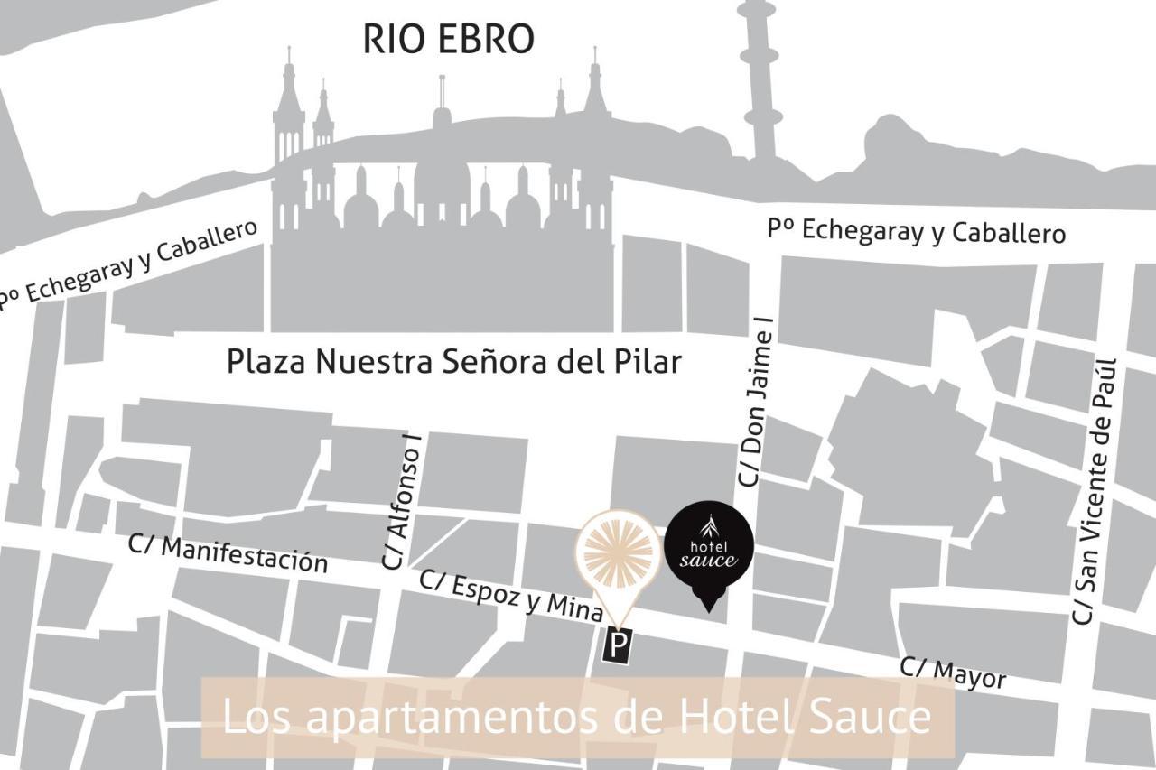 Apartamentos Sabinas Zaragoza Centro Bagian luar foto